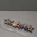 Yousoontic 4th of July Table Centerpieces, 3D Wooden Star Decorations with LED Lights, Patriotic Farmhouse Decor for Home Mantel Desk Office, Independence 250th Anniversary Memorial Day Party Decors
