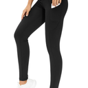 THE GYM PEOPLE Thick High Waist Yoga Pants with Pockets, Tummy Control Workout Running Yoga Leggings for Women, Size L