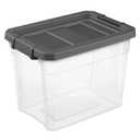 Sterilite Box Stacker Modular Clear 30QT 14733V06