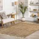 nuLOOM Raleigh Natural Solid Hand Tufted Area Rug, 9'6" x 13'6" (Rectangular)