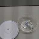 Ourokhome Manual Food Processor Vegetable Chopper, Portable Hand Pull String Garlic Mincer Onion Cutter for Veggies, Ginger, Fruits, Nuts, Herbs, etc., 500ml, White