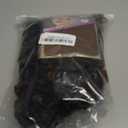 YEAME Curly Wigs for Black Women - Kinky Curly Afro Wig with Bangs, Brown Mixed Black, 15 Inch, Heat Resistant Synthetic Fiber