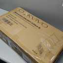 Bookcase with Drawers, 4-Tier Bamboo Bookshelf Ladder Shelf with 6 Hooks, Tall Narrow Retro Book Shelf, 24.8"L x 10.6"W x 59.5"H, Standing Storage Organizer for Living Room, Office, Bedroom, Walnut