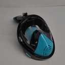 G2RISE Full Face Snorkel Mask Adults Snorkeling Set Gear for Kids with Detachable Camera Mount, Safe Breathing, Anti Fog Anti Leak (Black Green), Size: S/M