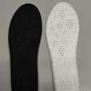 4D Cloud Insoles for Men, Memory Foam Cloud Insoles Super Soft Anti-Fatigue, Shock Absorption, Relieve Foot Pain (Black, US 14-15)