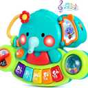 Baby Piano Toy 6 to 12 Months Light Up Music Baby Toys for 6 9 12 18 Months Early Learning Educational Piano Keyboard Infant Babies Girl Toy 1 Year Old Boy Girls Gift