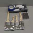 Mckanti Paint Roller Brush Kit for Walls, Painting Supplies Includes Paint Rollers with Tray, Wall Paint Brushes, Painters Tape, Sanding Block and Scraper for House Painting and Home Interior