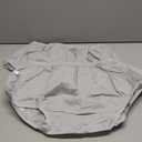 AQX Adult Leakproof Underwear for Incontinence, Washable Low Noise Reusable Adult Diaper Cover, Grey Plastic Pants Cover Unisex 2Pcs Size XL