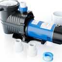 FOTING In/Above Ground Pool Pump, Self Primming (Dual Speed, 2HP, 3170/7000GPH, 230V) 1.5" & 2" NPT Inlet Connectors