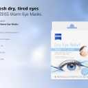 ZEISS Warm Eye Masks, 6 Count for Dry Eye Relief