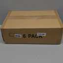 Thickened Clear Shoe Storage Organizer with Magnetic Door, Sturdy Stackable Shoe Boxes for Closet, Collapsible Space-Saving Shoe Rack for Sneakers & Boots, Plastic Shoe Cabinet Box Set, 6 Pack, White