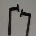 HITSLAM Bath Towel Bar, 18 Inch Towel Rack for Bathroom Wall Mounted, SUS304 Stainless Steel Towel Holder with Hardware Accessories, Matte Black (18 Inch (Total Length 19.6 Inch))