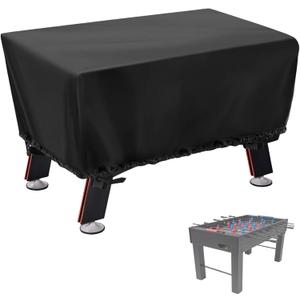 Foosball Table Cover - Waterproof football table Soccer Table Cover Outdoor Indoor Foosballs Table Covers - 57"L45"W30"H, Black
