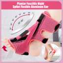Plantar Fasciitis Night Splint Relief Brace,Plantar Fasciitis Relief Straps,Support Relief Foot Drop Achilles Tendonitis(Pink-2PC)
