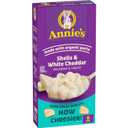 Annie's Shells and White Cheddar, Made with Organic Pasta and Real Cheese, 6 oz (6 Ounce (Pack of 1))