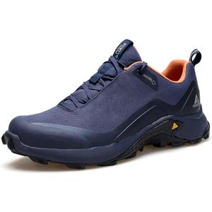 HUMTTO Men's Lightweight Hiking Shoes Breathable Slip Resistent Mesh Trail Running Shoes Outdoor Camping Backpacking Trekking Sneakers Daily Walking Shoes
 (11, Blue)