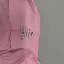 Haloumoning Girls Training Bra Sports Bra Kids Athletic Seamless Ribbed Stretchy Crop Tops Dance Yoga 5-14 Years Pink