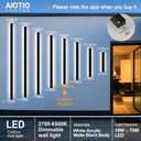 AioTio Long Modern LED Wall Light, 47-Inch Dimmable Linear Sconce, Black Waterproof IP65 Outdoor House Light Wall Mount, Lighting Fixture for Garage, Porch, Balcony Visit The Store