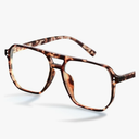 livho Blue Light Blocking Glasses, Fashion Fake Oversized Aviator Vintage Glasses, Retro Pilot Computer Glasses for Women/Men