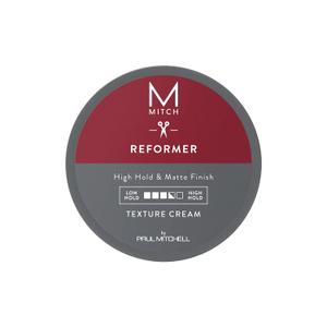 MITCH by Paul Mitchell Reformer Texture Cream for Men, High Hold, Matte Finish, For All Hair Types, Especially Fine to Medium Hair, 3 oz. (3 Ounce (Pack of 1))
