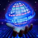2026 Flying Orb Ball for Kids, Magical Hover Cosmic Space Boomerang Rotating Floating Mini Hand Drone Stocking Stuffer Xmas Toys for Girls Boys Teen Age 6 7 8 9 10+ Blue
