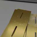 daphie&mae Gold Table Numbers - Double Sided Acrylic Mirrored Wedding Table Numbers for Wedding Reception, Engagement - 4.7 x 6.7 Inches (Double Sided 1-30)