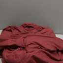 Cotton 1-Piece Fitted Sheet, 7–9 Inch Deep Pocket, Queen (60" x 80") Size, Burgundy