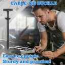 3 x 180PCS Universal Auto Fastener Kit - Nylon Cable Ties, Heavy-Duty Rivets, Zipper Clips Installation Tool for Car, Truck, SUV Bumper, Fender Liner, Door Panel