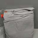 QPAU Inflatable Toddler Travel Bed with 3-Sided Safety Bumpers, Extra Large Kids Air Mattress, Includes Detachable Mattress, Portable for Camping, Travel, Home Use (Grey)