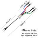 3 x SIQIWO Multi Charging Cable [2-Pack 3A 4Ft], Nylon Braided 4 in 1 Fast Charger Cord with 2iP Type C Micro USB Connectors, for iOS Phone, Samsung Galaxy S25 S23, Pixel, Nexus, LG, PS5, Sony, Kindle