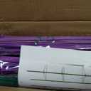 Growsun Large Tomato Cage 6 Pack Upto 73 inch Tall Tomato Trellis Garden Stakes Plant Support,Purple(5ft Stake add 18 inch Adjustable Stakes)
