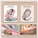 Electric Baby Swing for Infants,Multifunctional 3-in-1 Rocker,5-Speed Adjustable,Remote Control,10 Melodies,5-Point Harness,for Infants Up to 30 lbs, Up to 12 Months Easy Assembly (Pink)