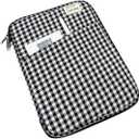 11Inch Cute Puffy Laptop Sleeve Fairycore Carrying Laptop Bag Cover Kawaii Tablet Liner Pouch Cottagecore Office Accessories (11inch,Black)