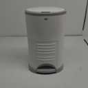 Dekor Mini Hands-Free Diaper Pail  White  Easiest to Use  Just Step