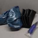 Retrospec Luna Exercise Ball with Pump - Anti-Burst Fitness Equipment for Yoga, Core Training & Stability - Home Gym Swiss Ball for Office & Pregnancy (65cm, Ocean Blue)