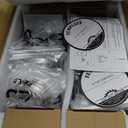 Anyhome 4 Inch Square Canless LED Recessed Lights,5CCT,12 Pack