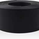 PRO FLEX Black Vinyl Wall Base Ultra Thick (1/8 inch), 6 inch X 80 ft Non Glued Wall Base Trim Durable and Flexible - Easy Install Vinyl Floor Base that Resists Scuffing and Cracking
