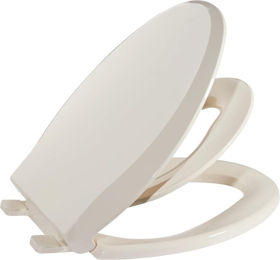 Toilet Seat With Toddler Seat,PP Material Family Toilet Seat Cover with Adult and Toddler Seat, Soft Close Design, Easy to Clean, Safe for Home Kids Potty Training