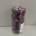 Valery Madelyn Christmas Tree Decorations Ornament Set Decor, 24ct 2.36 Inches Purple Shatterproof Christmas Ball Ornaments Hanging Xmas Holiday Party Decor