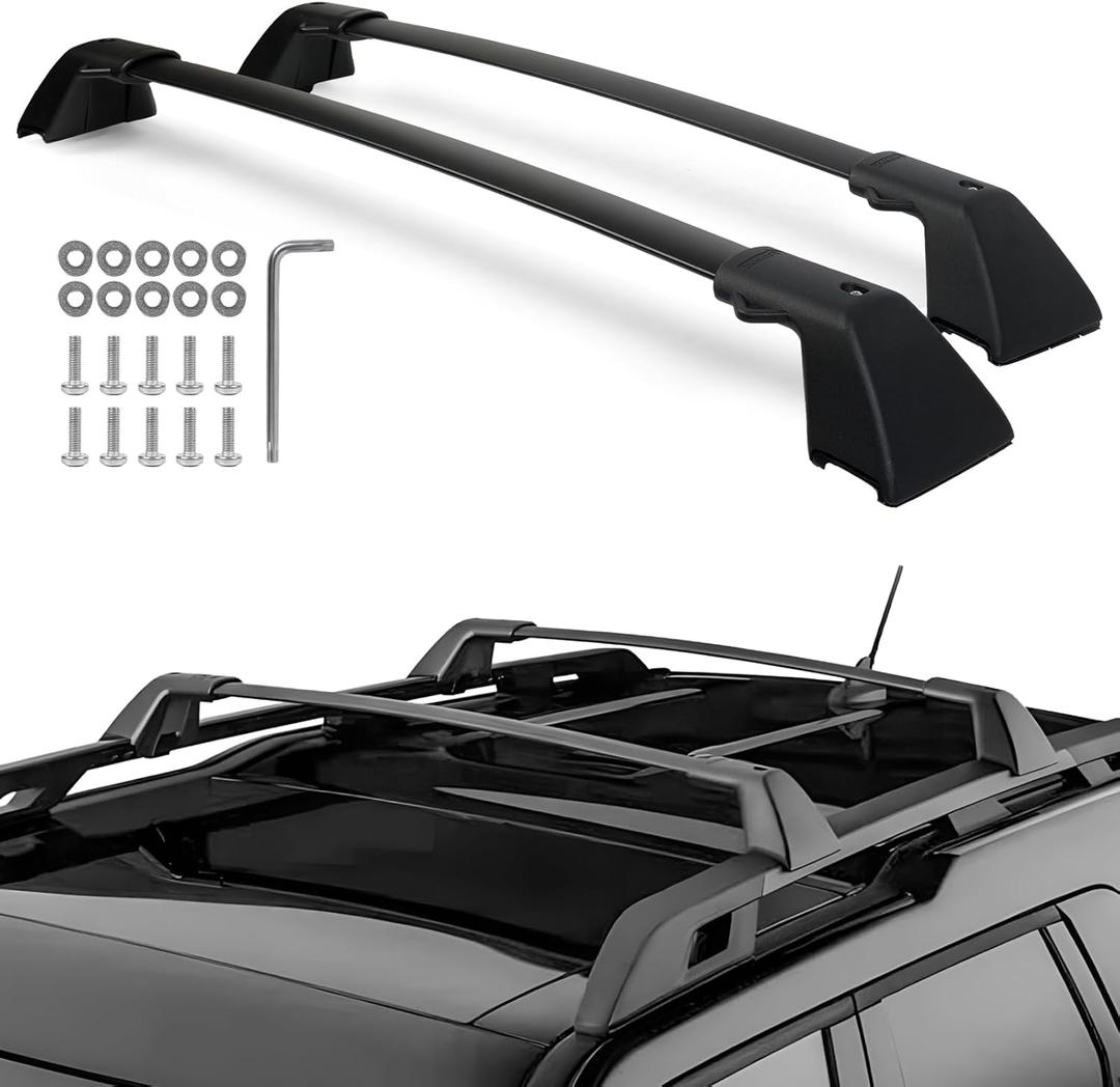 265lbs Roof Rack Cross Bars for Ford Bronco Sport (Off-Road) Badlands 2021-2025 & Outer-Banks 2022-2025 & First Edition 2021, Roof Rack CrossBars for Bicycle, Kayak, Cargo, Cargo Carrier, Skiboard