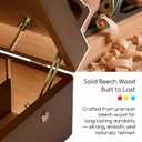 MEEDEN Table Top Easel for Painting: Portable Tabletop Easel with Storage, Large