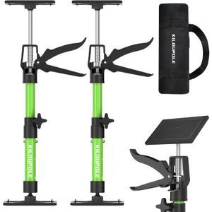 Cabinet Jack Support Pole, 13.8-23.6 Inches Steel Telescopic Quick Support Rod, Third Hand Tool Support System, Drywall Jack, Cargo Bars, 132 LB Capacity, 2-Pack