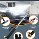 Upgraded Jet Nozzle for Garden Hose Power Washer Wand Hydro Jet High Pressure Washer Tools with 2 Different Nozzles and Hose Quick Connectors