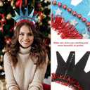 Amosfun Statue of Liberty Crown Headband Lightweight Party Hair Accessories for Independence Day Celebration Photo Props (S)