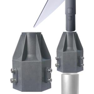 Starlink Pipe Adapter, Starlink pole mount, for Starlink V2 pipe adaptor, TV Masts and Satellite Masts are Installed, Suitable for Pipe Diameters Within 2.5 Inches and Starlink connections