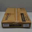 VASAGLE C-Shaped End Table, Small Side Table for Couch, Sofa Table with Metal Frame for Living Room, Bedroom, Bedside, Rustic Brown and Black