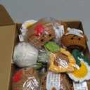 10 Pcs Sunflower Crochet Bulk Appreciation Gift Positive Artificial Knitted Crochet Doll Inspirational Thank You Gift for Teacher Coworker Employee Women Christmas Table Office Desk