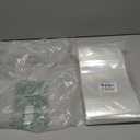 FireKylin 100 Pcs Resealable Bags,6.3" x 9.4"Clear Stand Up Food Bags,Zipper Food Storage Bags for Packaging Products