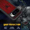 for Google Pixel 9 Pro XL Case - Women Girls Boys Cute Cover Girly Aesthetic Kawaii Unique Design Teens Cool Funny Red Heavy Duty Shockproof Protective Phone Case for Pixel 9 Pro XL 6.8 Inch