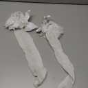 Leg Avenue womens Lace Top Fishnet Thigh High Stockings With Bows (One Size, White)